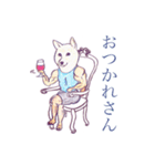 ムキムキ犬  チャロの日常（個別スタンプ：1）