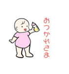 ベビーイラストスタンプ（個別スタンプ：7）