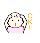ベビーイラストスタンプ（個別スタンプ：9）