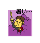 戦うサラリーマン in 通勤電車（個別スタンプ：3）