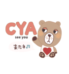 かわいい♡英語のスラング（個別スタンプ：3）