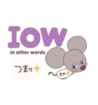 かわいい♡英語のスラング（個別スタンプ：17）