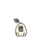 葉っぱとかたつむり（個別スタンプ：1）