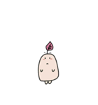 葉っぱとかたつむり（個別スタンプ：7）