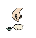 葉っぱとかたつむり（個別スタンプ：15）