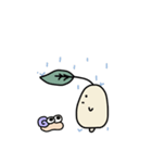 葉っぱとかたつむり（個別スタンプ：21）