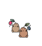 葉っぱとかたつむり（個別スタンプ：24）
