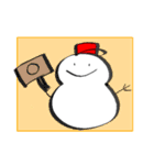 ゆきだるま⛄スタンプ（個別スタンプ：2）