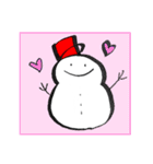 ゆきだるま⛄スタンプ（個別スタンプ：4）