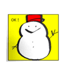 ゆきだるま⛄スタンプ（個別スタンプ：7）