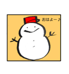 ゆきだるま⛄スタンプ（個別スタンプ：12）