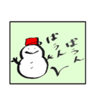 ゆきだるま⛄スタンプ（個別スタンプ：13）