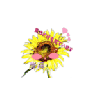 寂しがりやの花言葉（個別スタンプ：1）