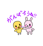ピヨコとピョンコのスタンプ（個別スタンプ：35）