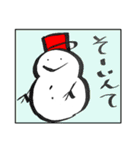 新潟弁のゆきだるま⛄（個別スタンプ：2）