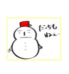 新潟弁のゆきだるま⛄（個別スタンプ：15）