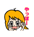 表情豊かでリアクション大きめの女の子8（個別スタンプ：24）