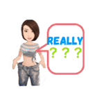 英語をがんばってみた（笑）（個別スタンプ：4）
