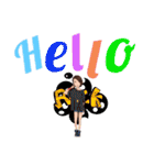 英語をがんばってみた（笑）（個別スタンプ：9）