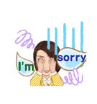 英語をがんばってみた（笑）（個別スタンプ：24）