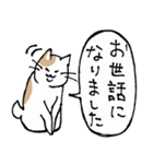 まったりごろごろ日本猫4・季節のご挨拶（個別スタンプ：23）