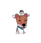 ぷよ ジャック ラッセル テリア犬 アニメ 3（個別スタンプ：5）