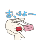 よこ耳うさぎ（個別スタンプ：1）