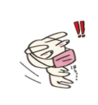 よこ耳うさぎ（個別スタンプ：4）