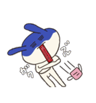 よこ耳うさぎ（個別スタンプ：25）