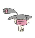 よこ耳うさぎ（個別スタンプ：32）