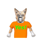 Tシャツ犬（個別スタンプ：3）