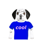 Tシャツ犬（個別スタンプ：8）
