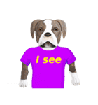 Tシャツ犬（個別スタンプ：17）
