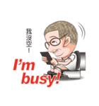 暇人おじさん吳用伯の英語講座（個別スタンプ：16）