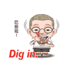 暇人おじさん吳用伯の英語講座（個別スタンプ：33）