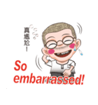 暇人おじさん吳用伯の英語講座（個別スタンプ：40）