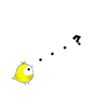 イロハのイ キイロイトリ編（デカ文字）（個別スタンプ：26）