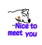 変な柴犬が英語で毎日挨拶（個別スタンプ：10）