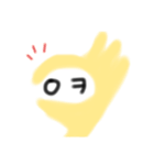 日本語と韓国語（個別スタンプ：10）