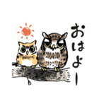 幸せのフクロウカフェchouette 大阪 心斎橋（個別スタンプ：9）