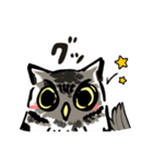 幸せのフクロウカフェchouette 大阪 心斎橋（個別スタンプ：15）