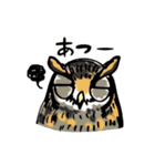 幸せのフクロウカフェchouette 大阪 心斎橋（個別スタンプ：22）