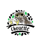 幸せのフクロウカフェchouette 大阪 心斎橋（個別スタンプ：32）