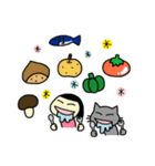 秋のちみこスタンプ（個別スタンプ：24）