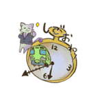 チョークアート猫の丁寧な言葉（個別スタンプ：25）