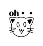 顔だけにゃんこ 2（個別スタンプ：11）
