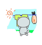 ねこの くぅちゃんの 楽しい毎日（個別スタンプ：14）