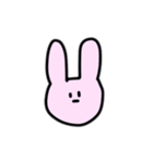 ゆるすぎるうさぎ。（個別スタンプ：5）