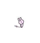ゆるすぎるうさぎ。（個別スタンプ：21）