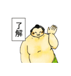 顔文字力士2（個別スタンプ：18）